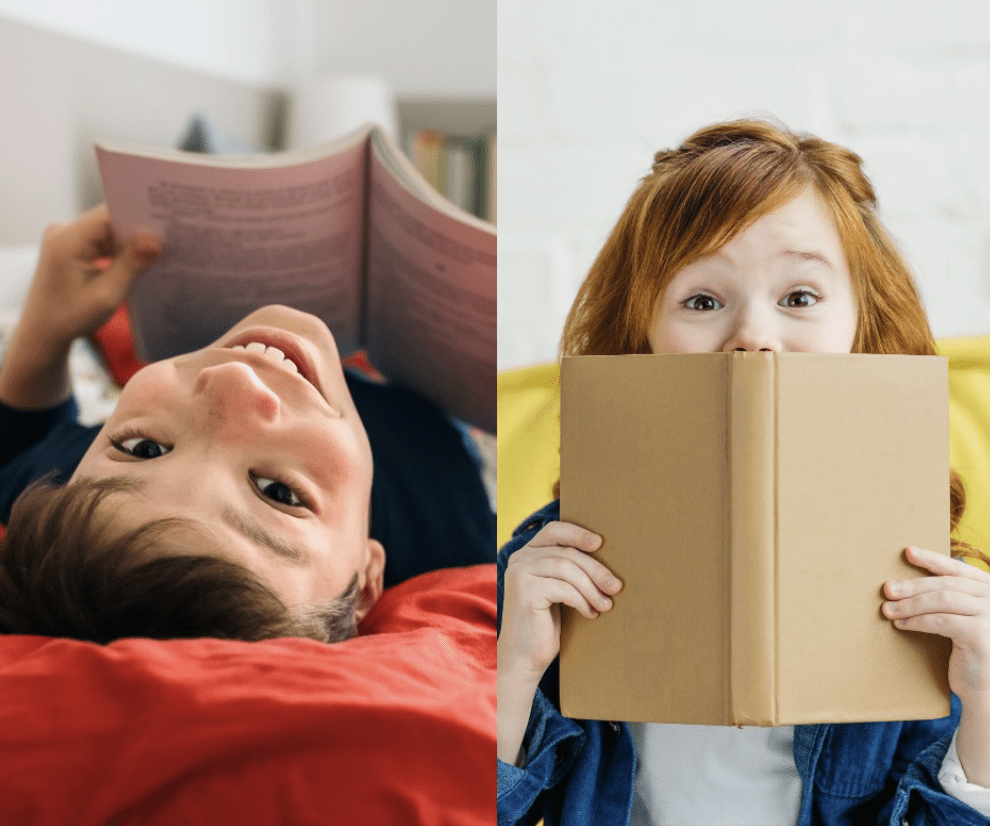 niños-leyendo-sonrientes