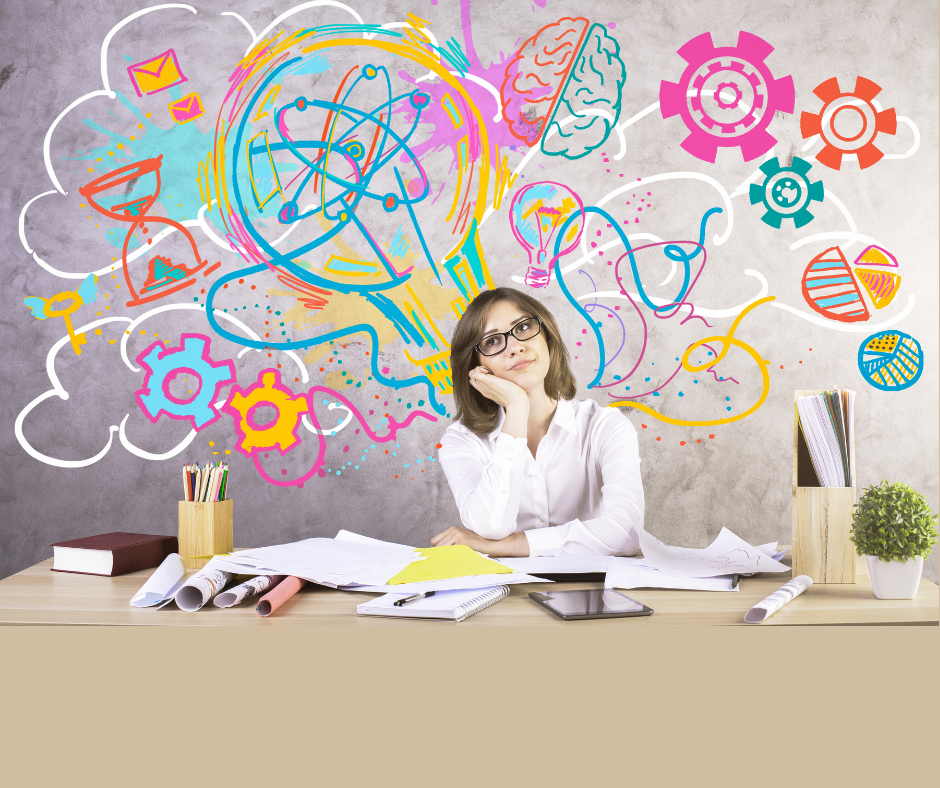 imagen-mujer-ante-escritorio-desconcentrada