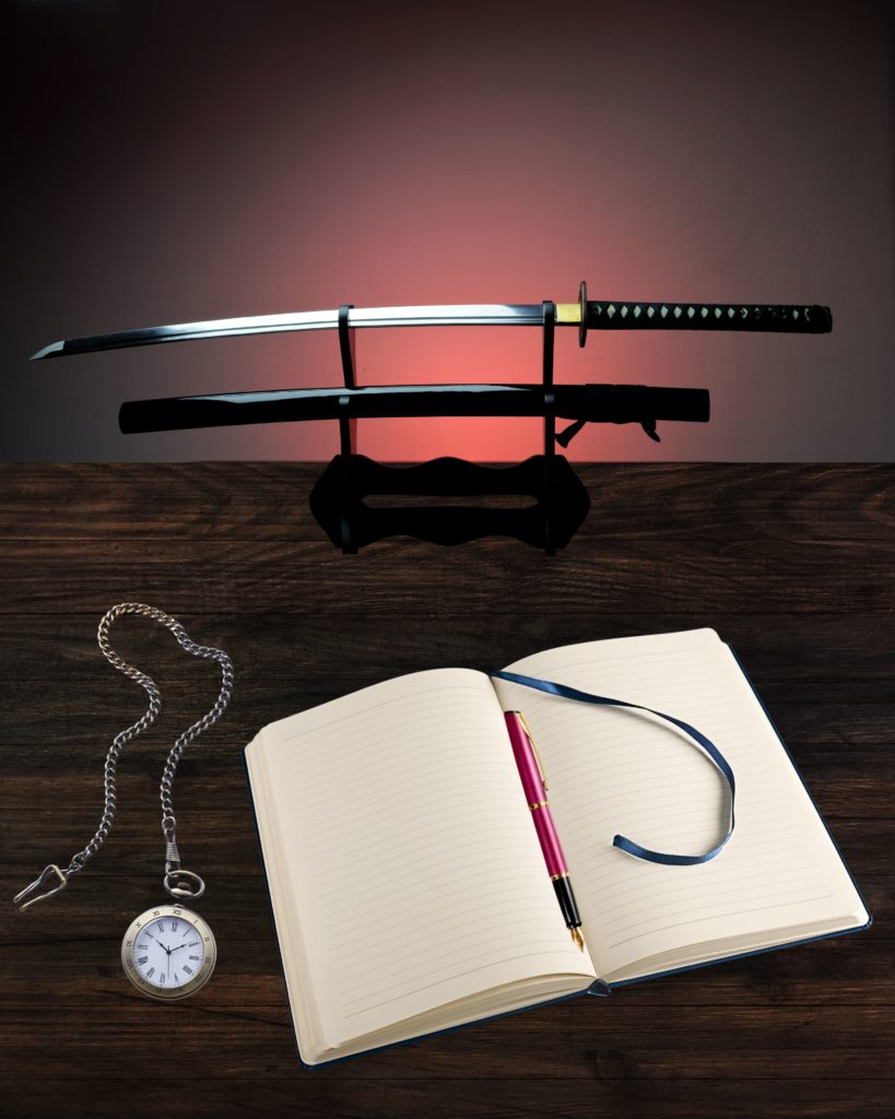 imagen-libro-y-katana-Momento-samurai